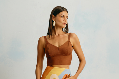 Indira Top Brown