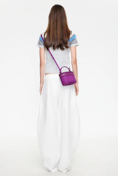 Jeni Tshirt Stripe Sky Blue Grey