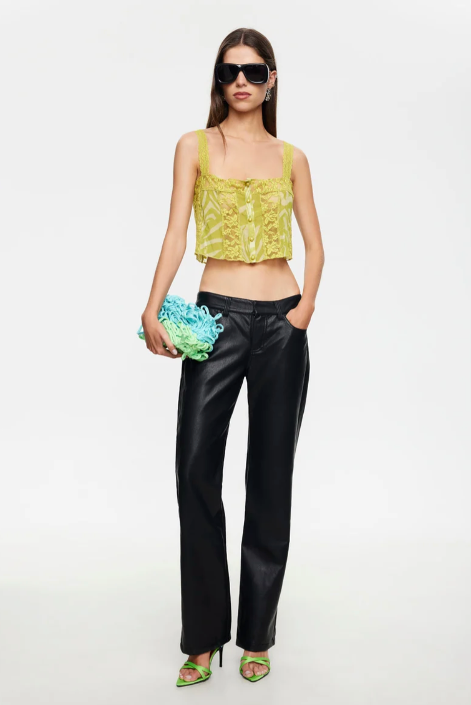 Kaia Cami Top Green