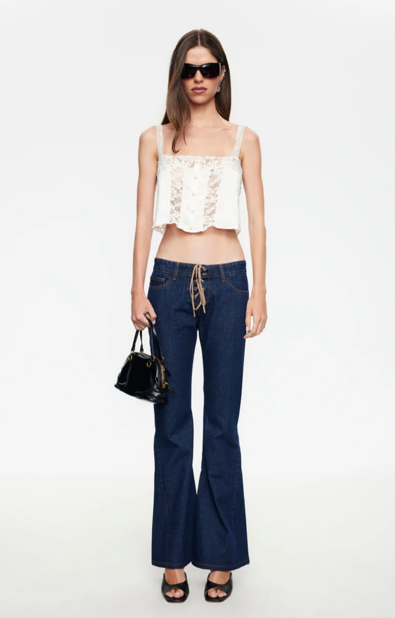 Kaia Cami Top Off White