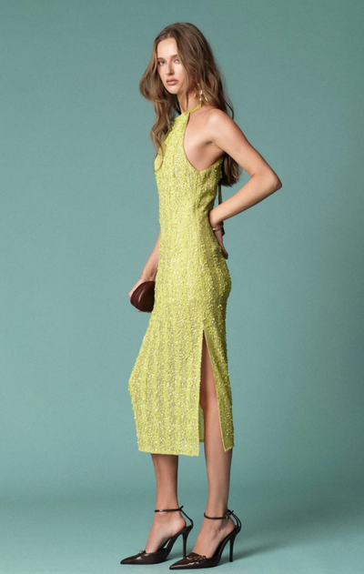 Giren Dress Maxi Dress Lt Green