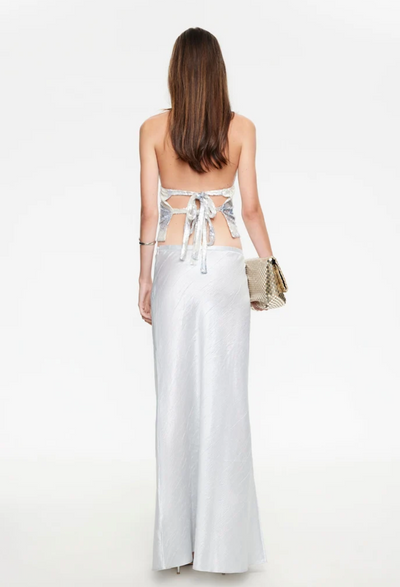 Opullence Halter Top Aqua Mist