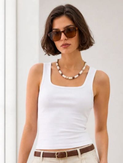 Kare Neck Tank Top