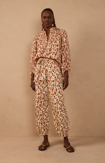 Ada Crop Pant Off White