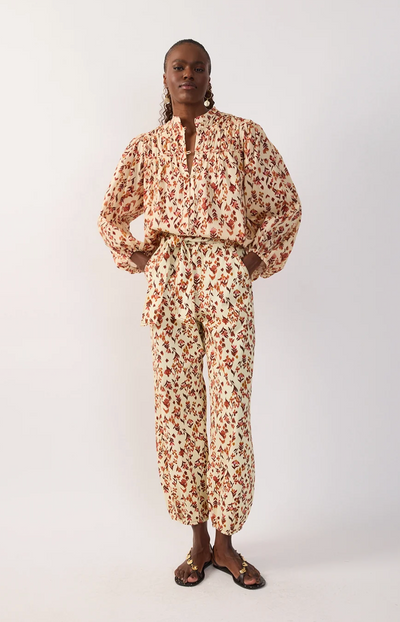 Ada Crop Pant Off White