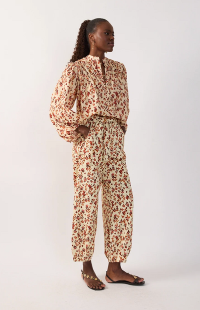 Ada Crop Pant Off White