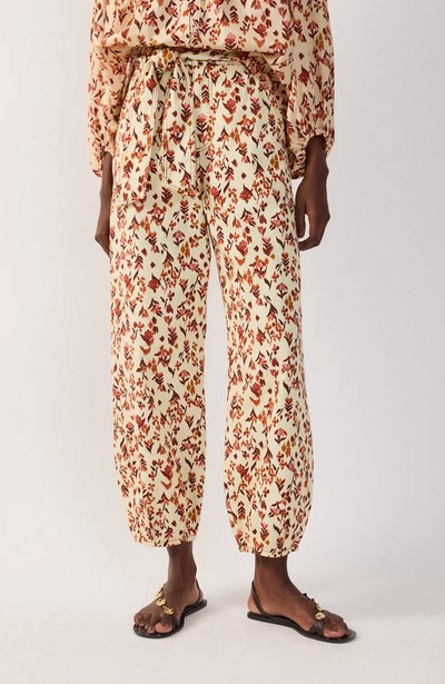 Ada Crop Pant Off White