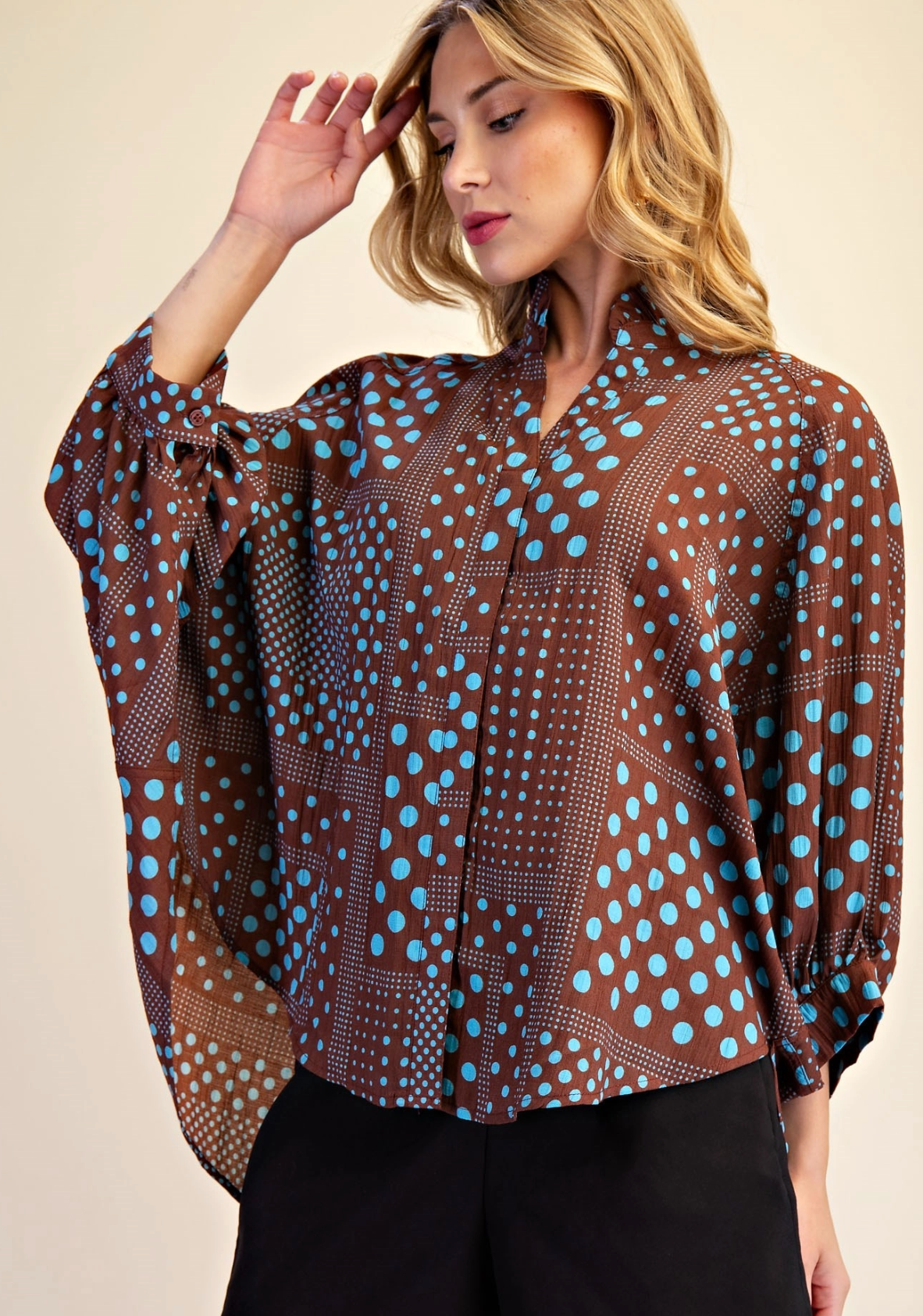 Boho Shirt Brown