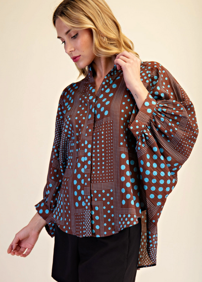Boho Shirt Brown