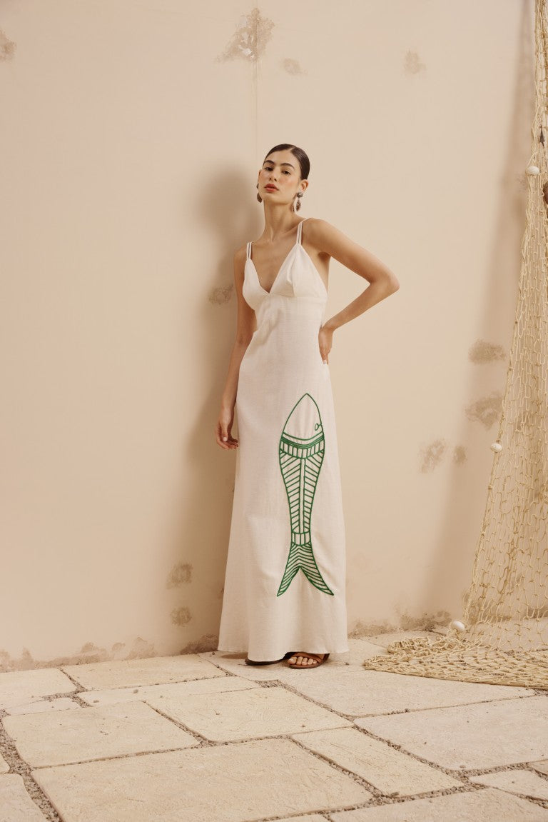 Aydan Dress Off White