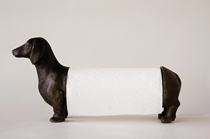 Dog Paper Towel Holder