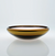 Deco Flat Amber Bowl