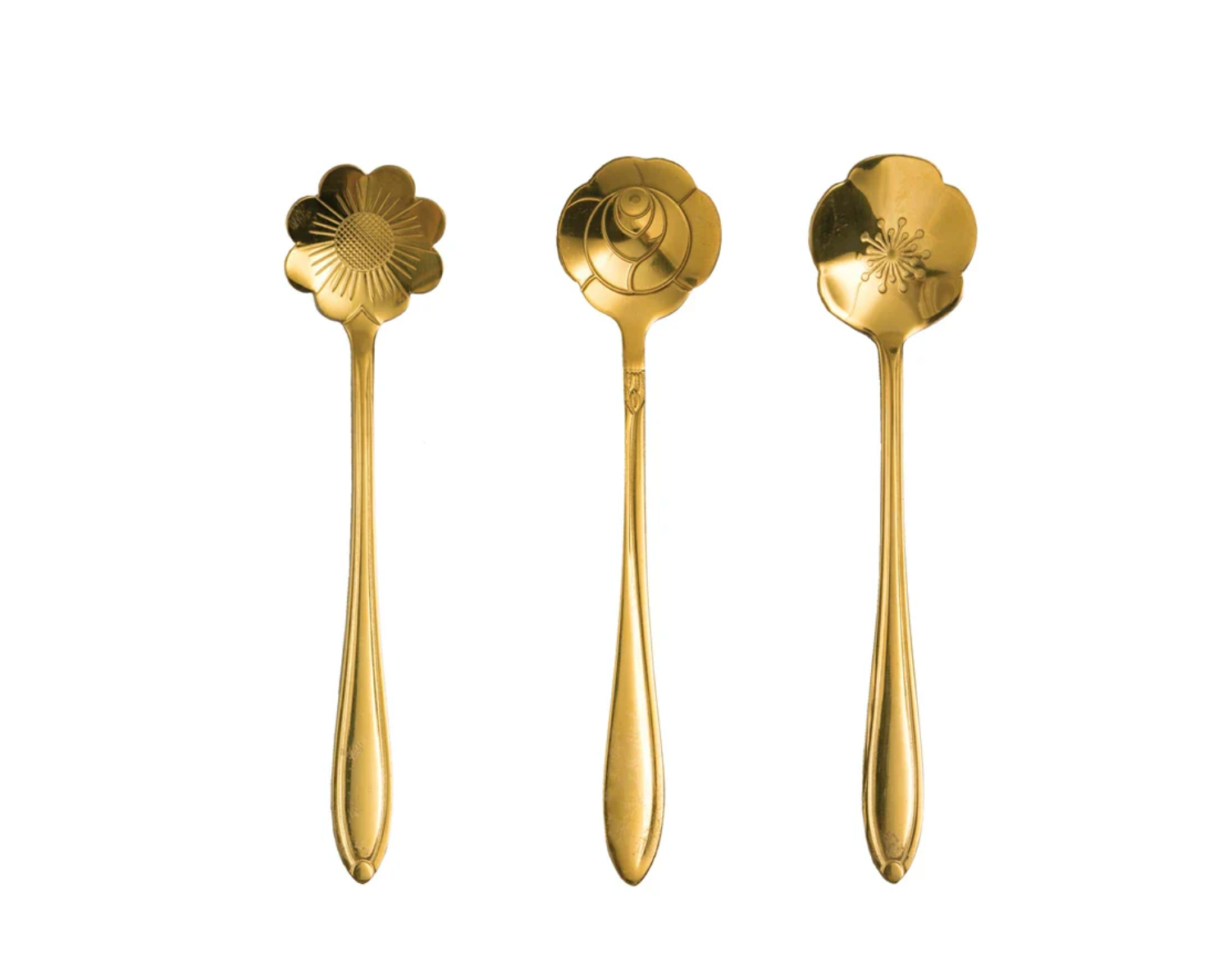 Flower Shaped Spoons