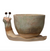 Stoneware Snail Planter