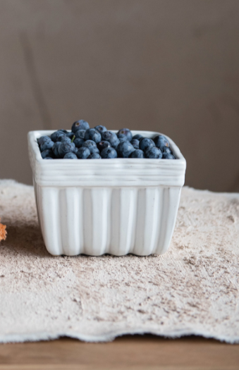 Stoneware Bowl with Reactive Glaze