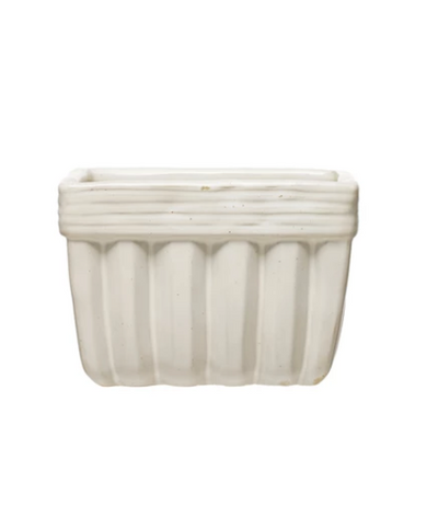 Stoneware Bowl with Reactive Glaze