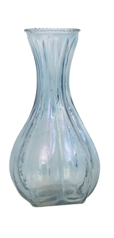 Debossed Glass Vases
