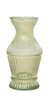 Debossed Glass Vases