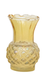 Debossed Glass Vases