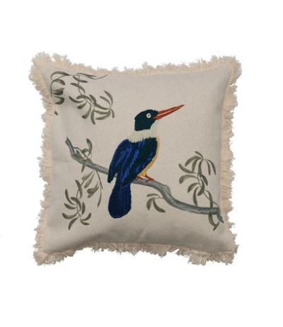Square Pillow Bird