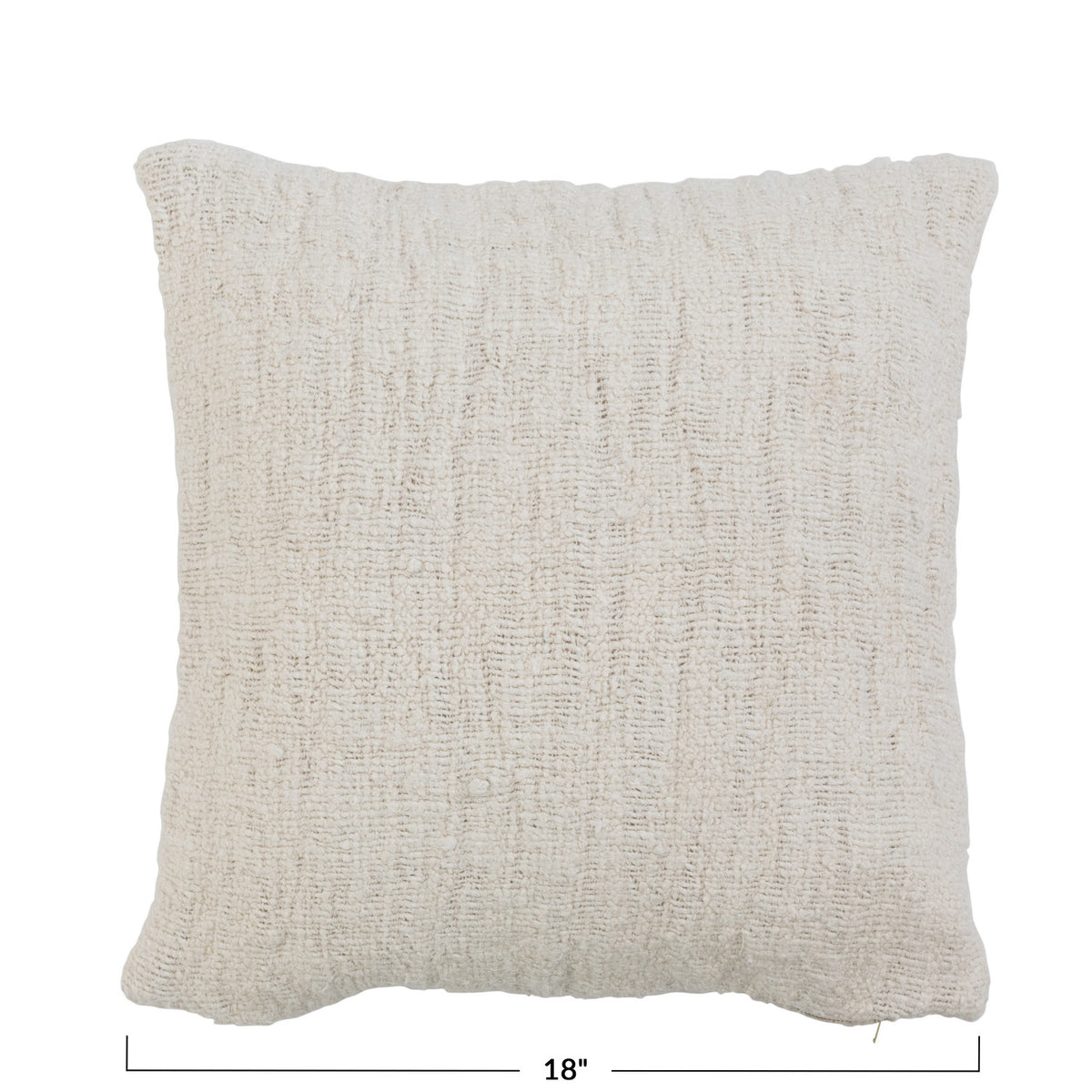 Stonewashed Silk Woven Cotton Pillow Polyester Fill