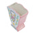 Vase Scalloped Edge Birds Multi Color
