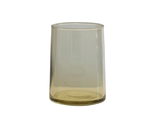 Drinking Glass Chattreuse Green