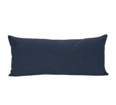 Cotton Velvet Printed Lumbar Pillow