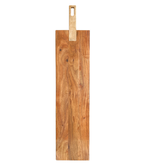 Acacia Mango Wood Cheese Cutting Board Handle