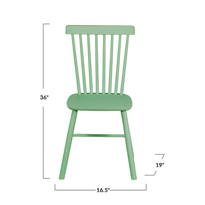 Rubberwood Dining Chair Mint