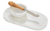 Marble Cheese ServingBoard w Marble Bowl Wood Knife