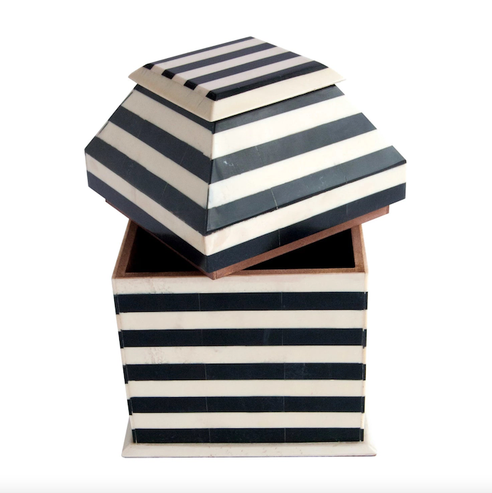 Resin Box w Stripes