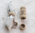 Mango Wood Bead Jute Napkin Rings