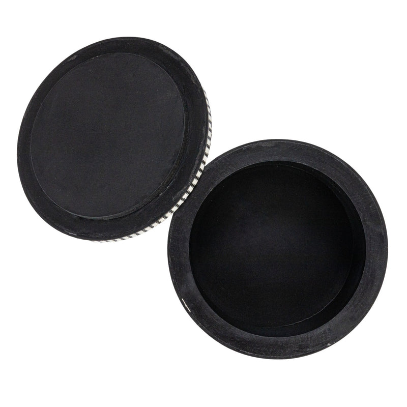 Resin MDF Box  Black Cream
