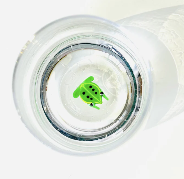 Stemless Wine Glass Frog