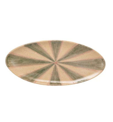 Hand Painted Terra cotta Platter