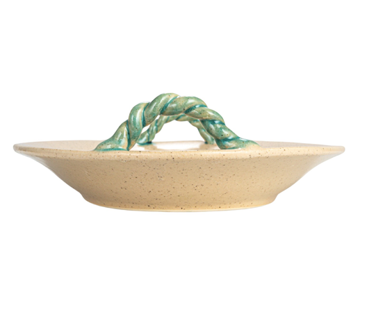 Platter w Handle Terracota