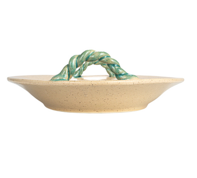 Platter w Handle Terracota