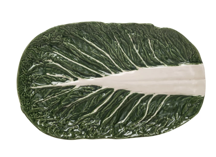 Ceramic Cabbage Shaped Platter
