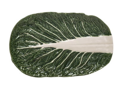 Ceramic Cabbage Shaped Platter
