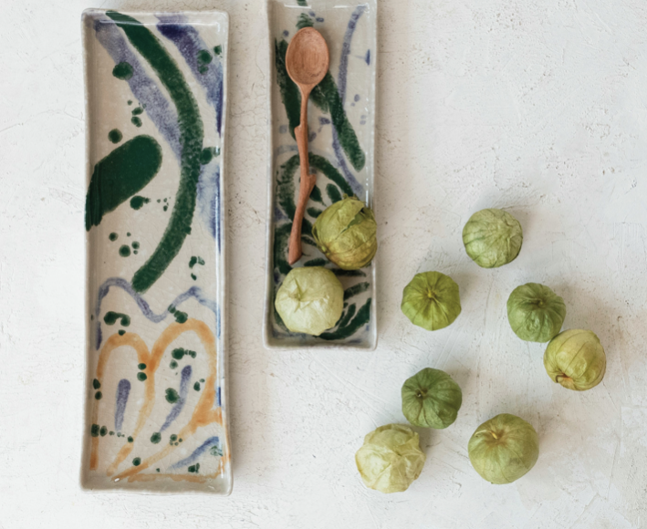 Platter Abstract Multi Color