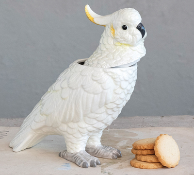 Ceramic Cockatoo