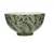 Bowl w Wax Relief Botanical Green 1