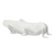 Stoneware Bisque Grasshopper White