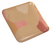 Enameled Metal Tray Abstract Gold Finish Rim
