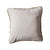 Square Woven Cotton Blend Bouclé Pillow Tan