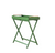 Folding Removable Tray Table Bamboo Handles Green