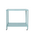 Rubberwood Lacquered 2 Tier Bar Cart on Casters Blue