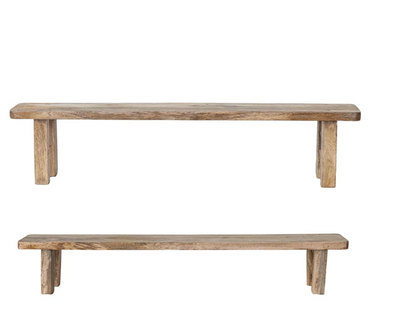 Mango Wood Nesting Pedestals Natural