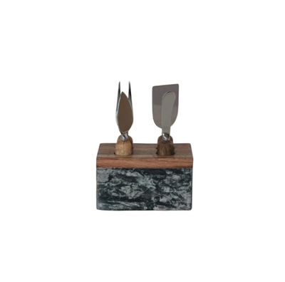 Cheese Servers w Stand Set 5